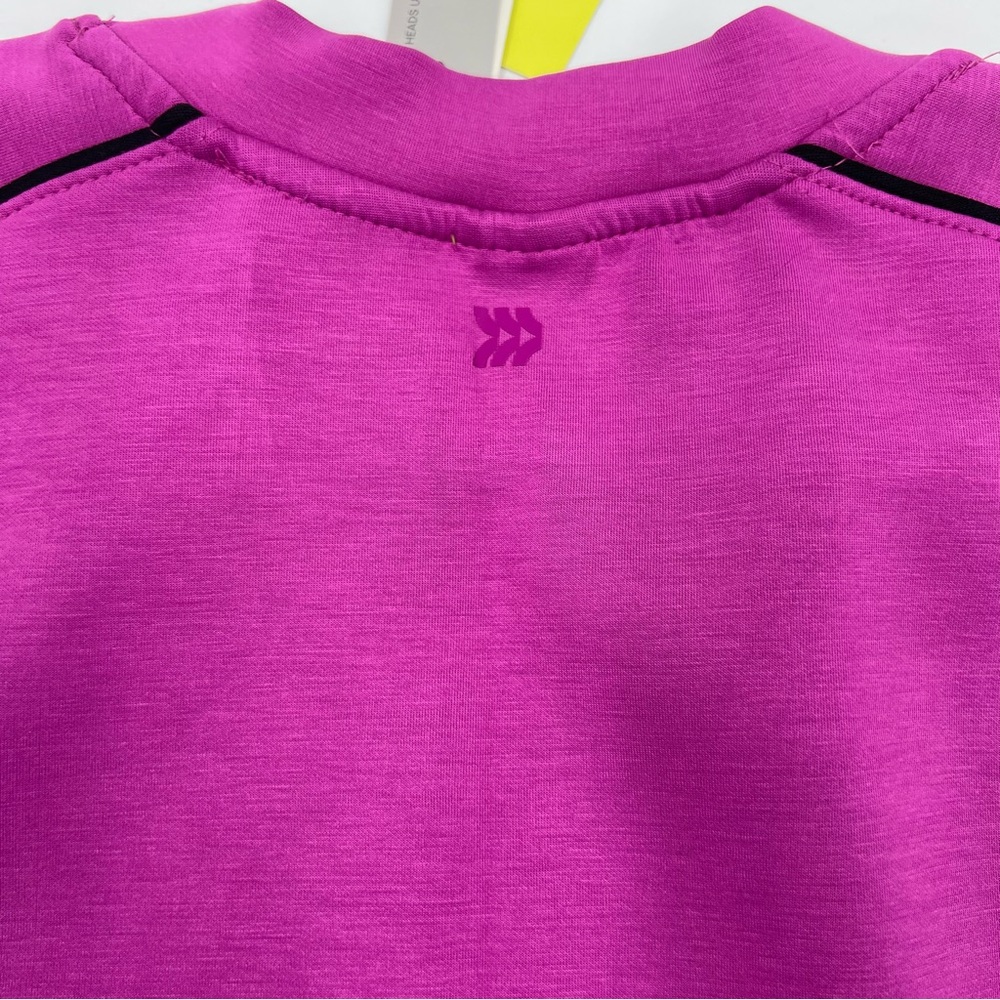 All in motion size small pink & black scuba sweatshirt. Sandwash pickleball crew - Picture 7 of 11